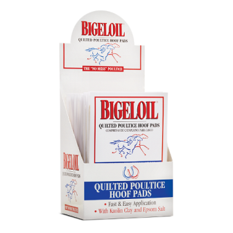 Bigeloil® Quilted Poultice 4 stk HOOF Pads